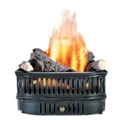 Hargrove 19' Gas Wood Basket With Manual Safety Pilot - Natural Gas