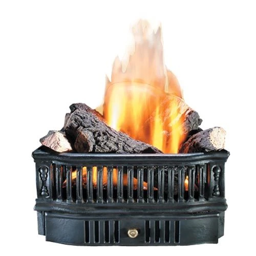 Hargrove 19' Gas Wood Basket With Manual Safety Pilot - Propane