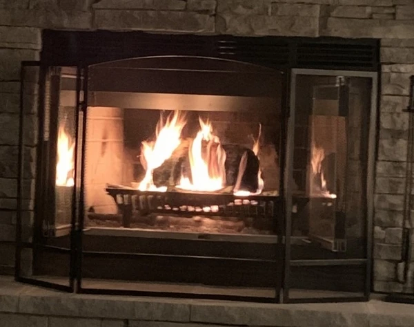 Hy-C 27 Inch Franklin G Series Flat Bottom Cast Iron Fireplace Grate - Image 5