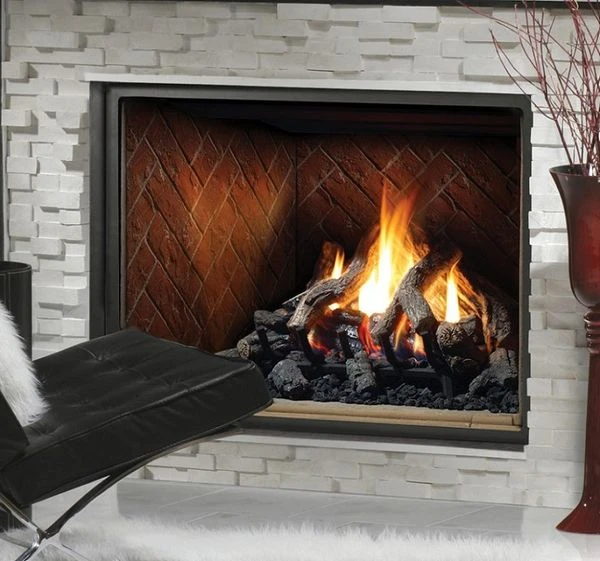 Kingsman 47 Inch HB4736 Zero Clearance Direct Vent Gas Fireplace - 7 Day Millivolt