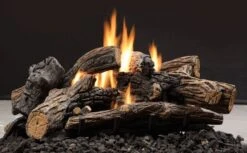 Kingsman Seven Piece Cast Split Oak Log Set - For GLMVF40 And MDV31 Series Fireplaces