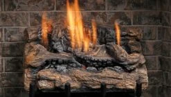 Kingsman 24 Inch Vented/Vent-Free Propane Gas Log Burner For Kingsman Fireplaces- Manual
