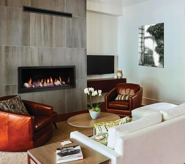 Kingsman ZCVRB47 Linear Direct Vent Gas Fireplace - Millivolt Pilot