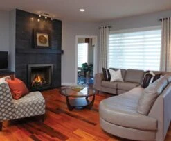 Kingsman Zero Clearance Clean View Direct Vent Millivolt Gas Fireplace - 42 Inch - ZCV42H