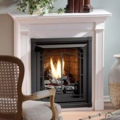 Kingsman 24 Inch Zero Clearance Vent Free Gas Fireplace Firebox