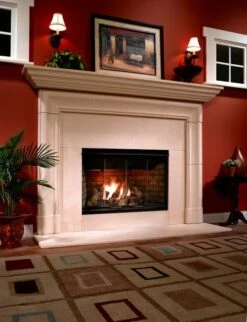 Majestic 36 Inch Reveal Open Hearth B-Vent Gas Fireplace