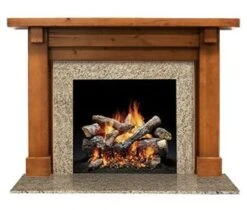 Majestic Battlefield C Primed MDF Wood Fireplace Mantel