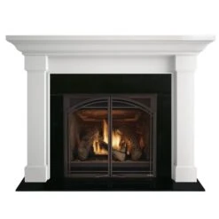 Majestic 48 Inch Kenwood Primed MDF Wood Fireplace Mantel
