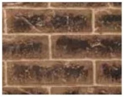 Majestic Tavern Brown Brick Liner For 36 Inch Quartz Platinum Gas Fireplaces