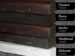 MantelX TimberX 5 Foot Cast Stone Fireplace Mantel Shelf