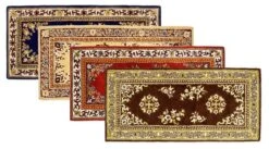 Minuteman H-20 Oriental Rectangular Hearth Rug - Blue