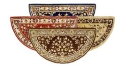 Minuteman 44 Inch Oriental Half Round Hearth Rug