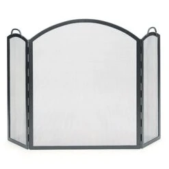 Minuteman Large Arched Trifold Fireplace Screen