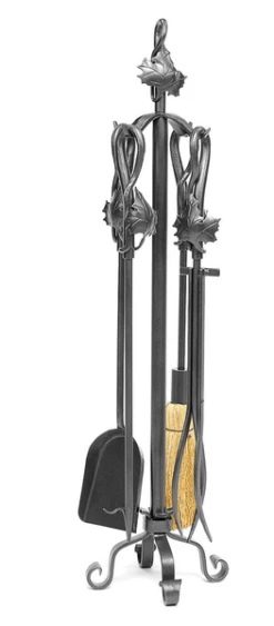 Minuteman Maple Leaf Fireplace Tool Set