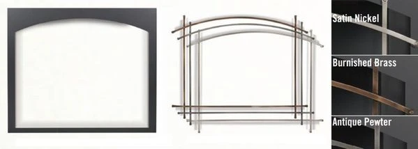 Napoleon 36 Inch Whitney Front With Arched Iron Elements For Elevation Fireplaces