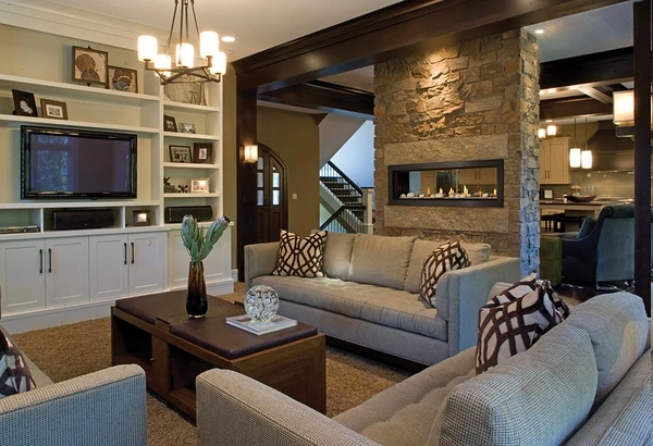 Napoleon 38' See-Thru Vector Series Direct Vent Gas Fireplace - Electronic Ignition - Image 3