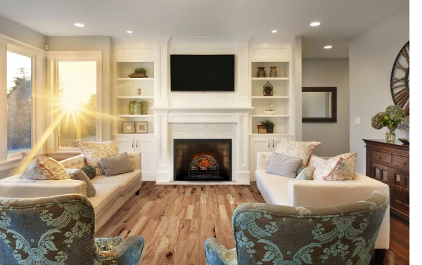 Napoleon Woodland 18 Inch Electric Fireplace Log Set With Metal Log Grate - Image 3