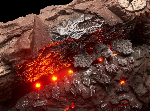 Napoleon Woodland 18 Inch Electric Fireplace Log Set With Metal Log Grate - Image 5