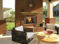 Outdoor Lifestyles Villawood 36 Inch Outdoor Wood Fireplace