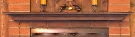 Pearl Mantels 418 Homestead Antique Finish Mantel Shelf