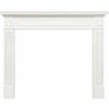 Pearl Mantels The Mike 48' White Fireplace Mantel Surround