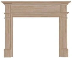 Pearl Mantels 120 Windsor Unfinished Fireplace Mantel Surround