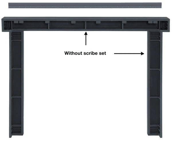 Pearl Mantels Zachary Non-Combustible Fireplace Mantel Surround - Image 3