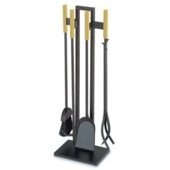 Pilgrim 31 Inch Modern Brass Handle Tool Set