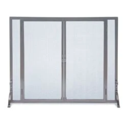 Pilgrim 44 Inch Flat Firescreen With Full Height Doors