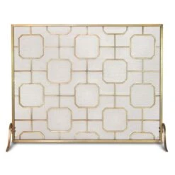 Pilgrim Single Panel Madison Fireplace Screen