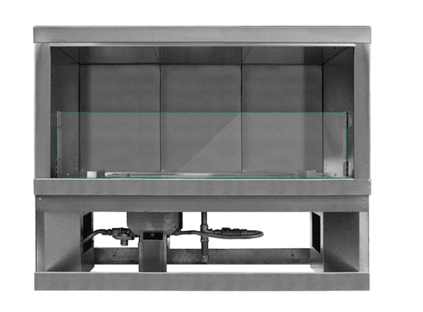 RCS 48 Inch Cedar Creek Outdoor See-Through Gas Fireplace