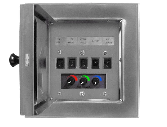 RCS 48 Inch Cedar Creek Outdoor See-Through Gas Fireplace - Image 2