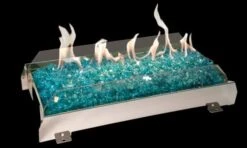 Real Fyre G21 18 Inch Vent Free Propane Fyre Glass Burner With On/Off Remote