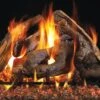Real Fyre 18' Woodstack Vented Natural Gas Logs Set- Match Light