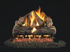 Real Fyre 19 Inch Charred Oak Vented Gas Log Set