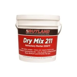 Rutland Dry Refractory Mortar Mix - 10 Pound Tub