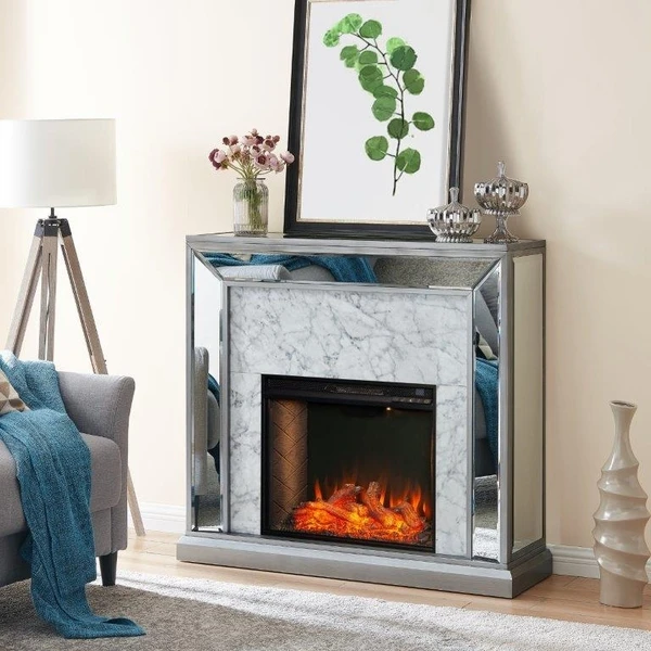 SEI 44 Inch Trandling Alexa-Enabled Smart Electric Fireplace - Image 3