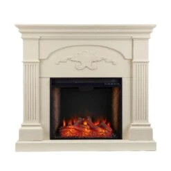 SEI 45 Inch Sicilian Alexa-Enabled Smart Electric Fireplace
