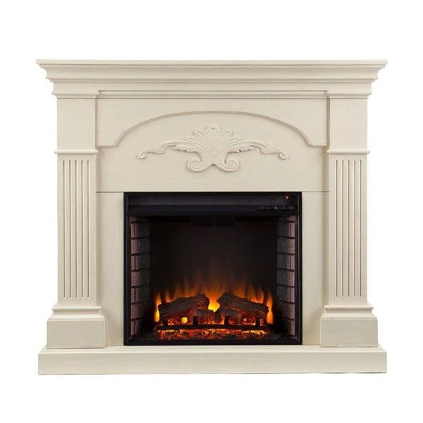 SEI 45 Inch Sicilian Electric Fireplace With Harvest Mantel