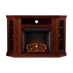 SEI 48 Inch Claremont Electric Fireplace With Convertible Media Storage