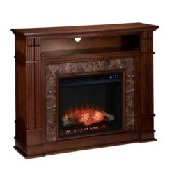 SEI 48 Inch Highgate Electric Fireplace With Faux Surround