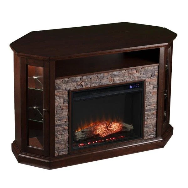 SEI 52 Inch Redden Corner Convertible Electric Fireplace
