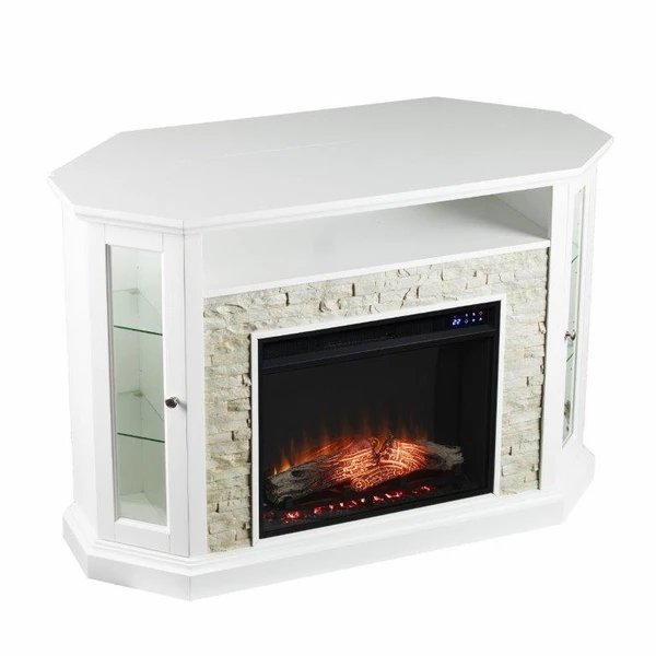SEI 52 Inch Redden Corner Convertible Electric Fireplace - Image 2