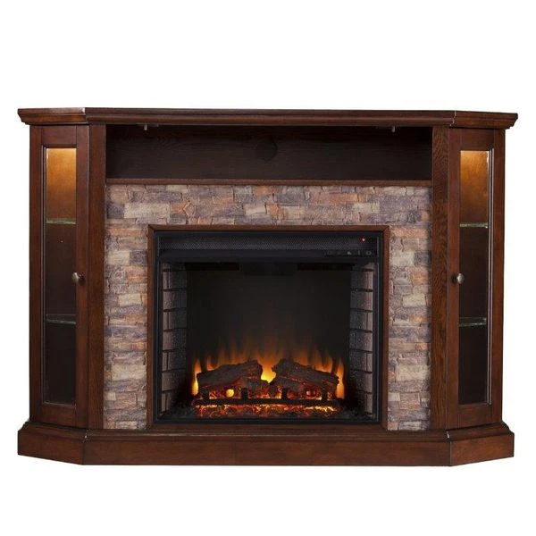 SEI 52 Inch Redden Electric Fireplace With Convertible Mantel