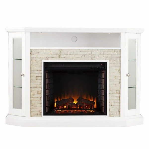 SEI 52 Inch Redden Electric Fireplace With Convertible Mantel - Image 3