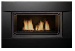 Sierra Flame 36 Inch Newcomb Deluxe Linear Direct Vent Gas Fireplace With Stainless Steel Surround