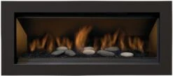 Sierra Flame 55 Inch Stanford Deluxe Linear Direct Vent Gas Fireplace With Surround