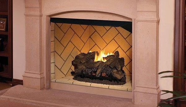 Superior 36 Inch VRT6000 Vent Free Mosaic Masonry Fireplace Firebox - Image 2