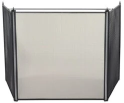 Uniflame Tri Panel Oversized Stove Guard Fireplace Screen