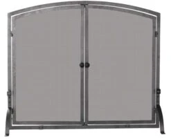 Uniflame Olde World Iron Fireplace Screen With Doors